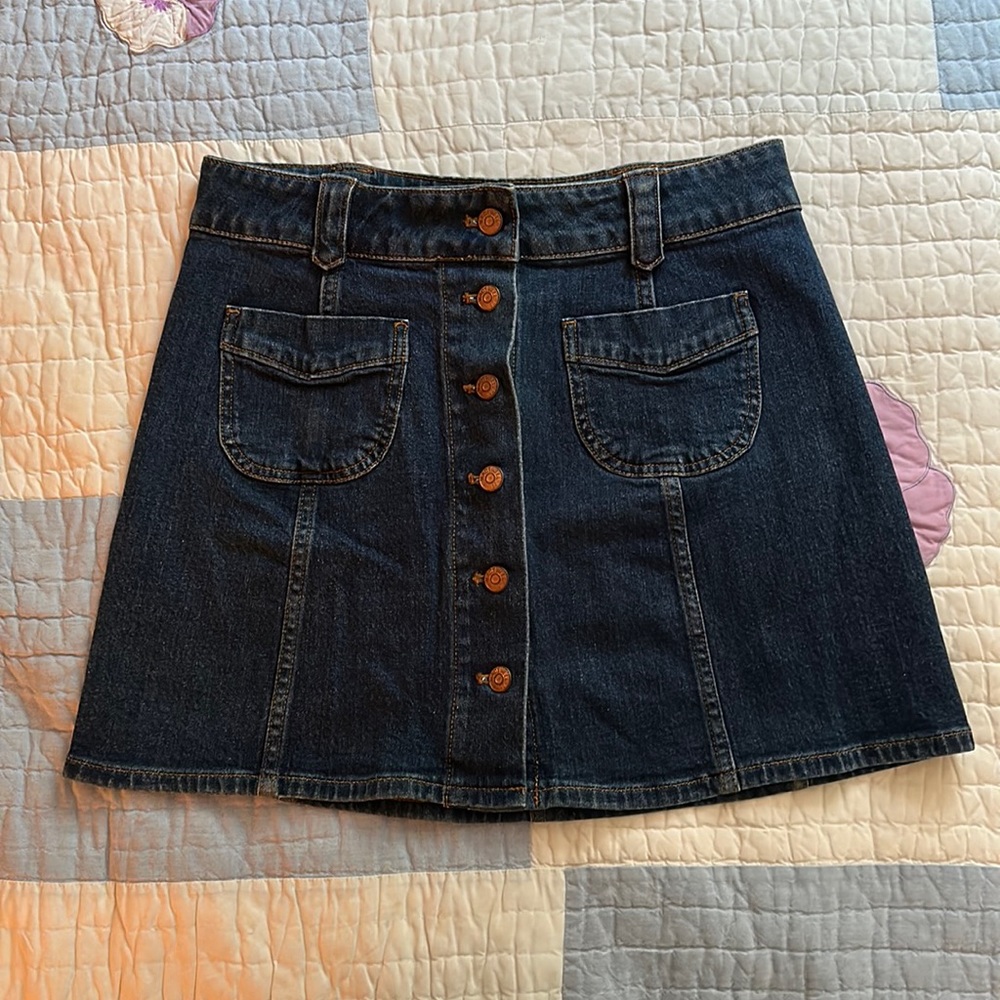 Madewell Denim skirt Size 8